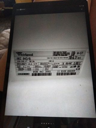Recambios frigorífico Whirlpool