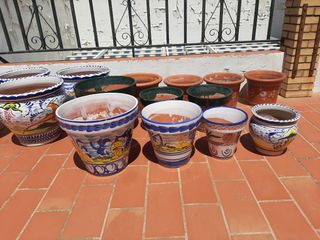Macetas de varios tamaños