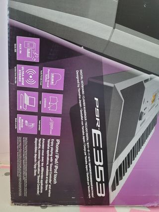 TECLADO YAMAHA PSR-E353 USB 61 TECLAS con soporte