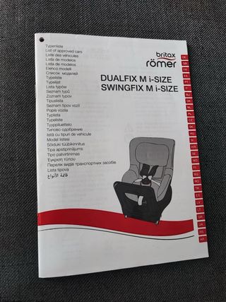 Silla coche niño britax romer dualfix i-size