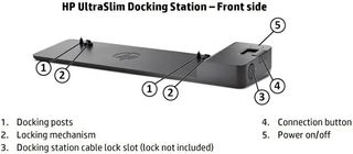 Dock Station HP. Ultra slim.  D9Y32AA