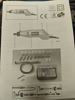Pulidora Practyl MD95 tipo Dremel NUEVA