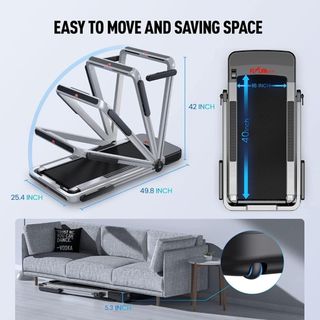 Cinta de correr plegable