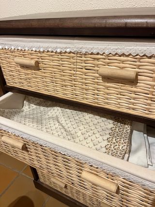 Lote muebles madera habitación