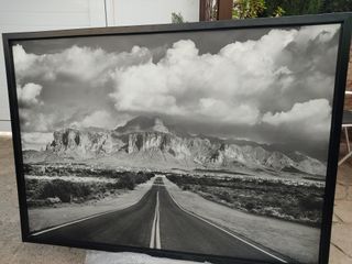 Lienzo Carretera y Montañas 140cm x 100cm