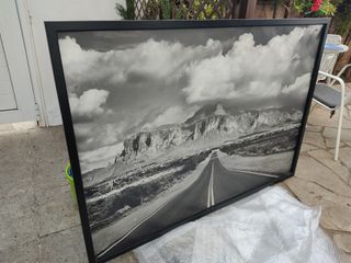 Lienzo Carretera y Montañas 140cm x 100cm