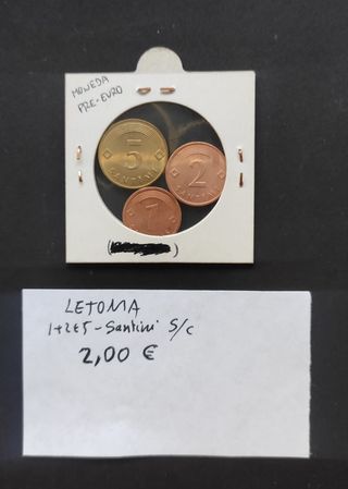Monedas Bosnia Croacia Eslovenia Grecia Letonia 3