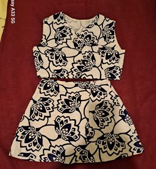 abito completo donna vintage