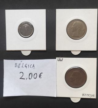 Monedas Bélgica Dinamarca Holanda Suecia Suiza 2