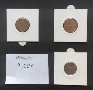 Monedas Bélgica Dinamarca Holanda Suecia Suiza 2