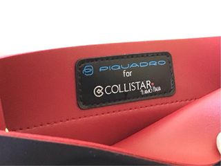 Tracolla Piquadro con interni rossi