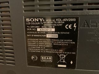Sony Bravia 40 Pulgadas