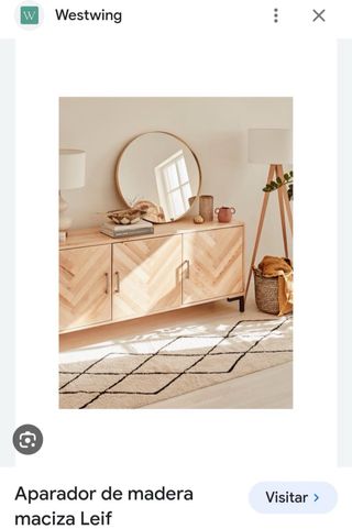 Mueble tv, aparador, madera, espiga