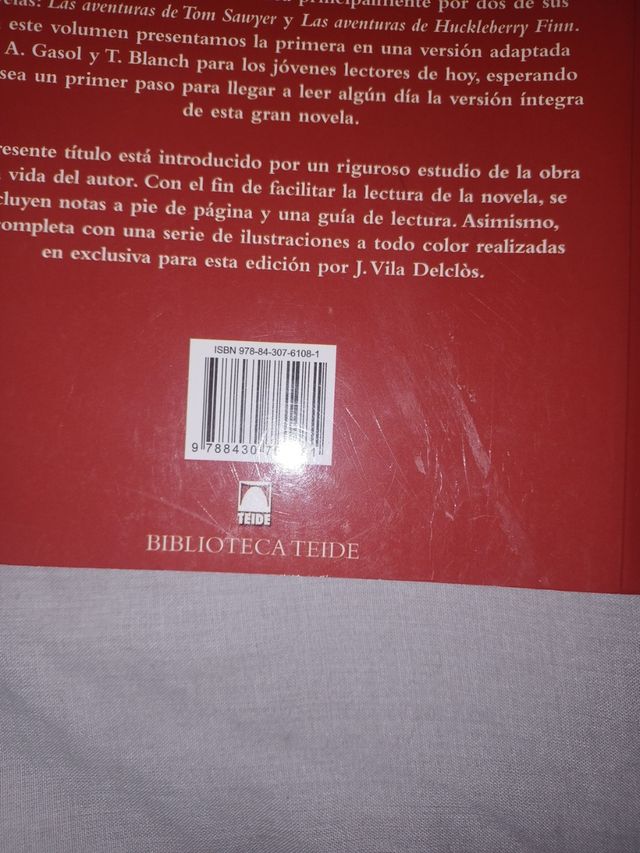 Las aventuras de Tom Sawyer. Adaptación