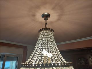 Lámpara cristal de roca