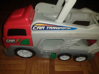 Juguete Camión Remolque Portacoches