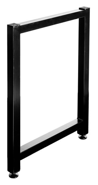 Patas de mesa regulables en negro mate (acero)