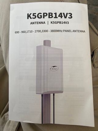 Antena 4G 5G LTE Exterior Direccional + router SIM