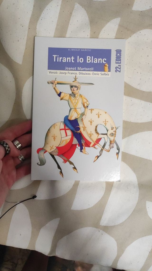 Tirant lo blanc Libro en valenciano