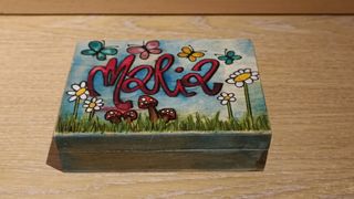 Cajita de madera artesanal 