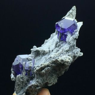 Minerali Cristalli Fluorite Viola Cina Fujian