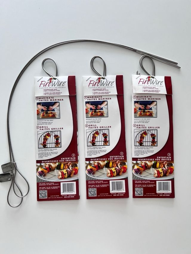 Spiedino flessibile per griglia