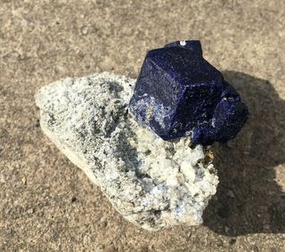 Minerali Lazurite Crystal 720CT Afghanistan