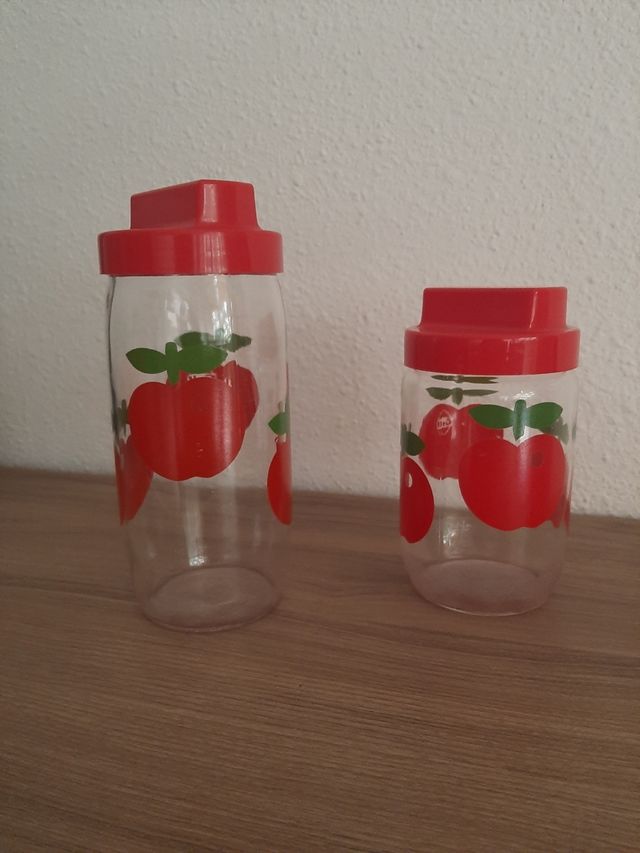 Botes cocina cristal vintage