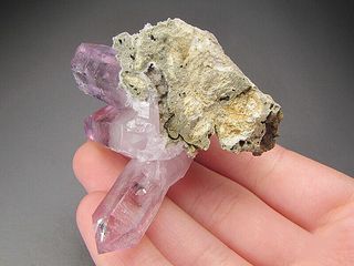 Minerali Quarzo Ametista Piedra Parada, Vera Cruz