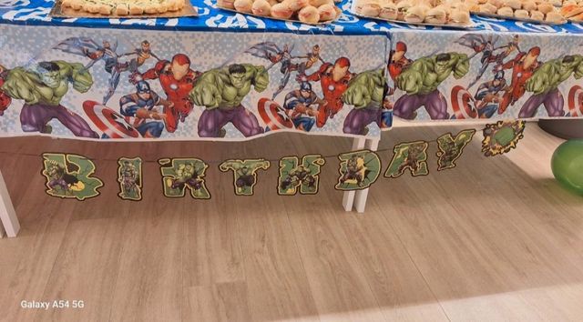 Decorazioni festa Hulk/Avengers