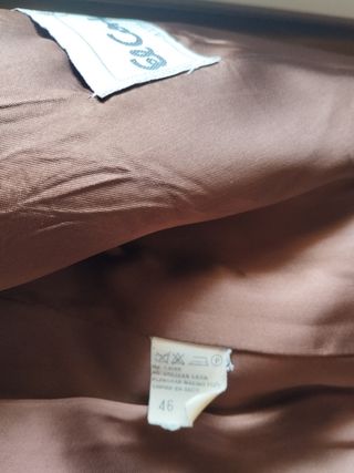 Abrigo pelo calw Llama Vintage El Corte ingles 