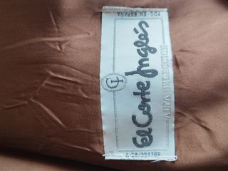 Abrigo pelo calw Llama Vintage El Corte ingles 