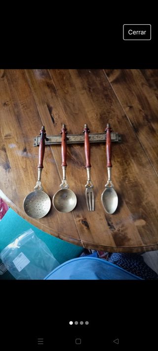 Cubiertos vintage adorno