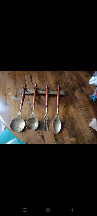 Cubiertos vintage adorno