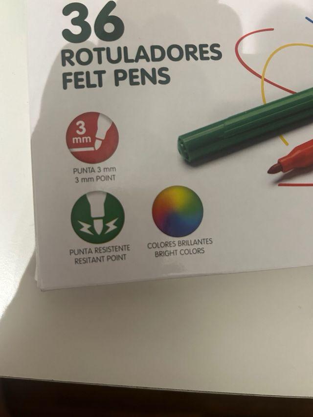 Rotuladores lavables Alpino y marco de fotos peque