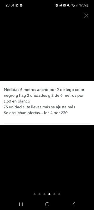 Toldo retractil dispongo de dos unidades