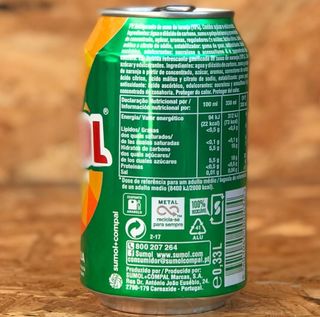 Lata Vazia Sumol Laranja Portugal #173