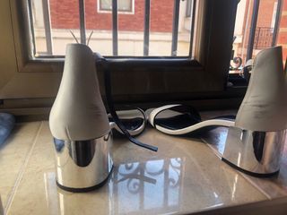 Sandalias Blancas y Plata (Talla 39)