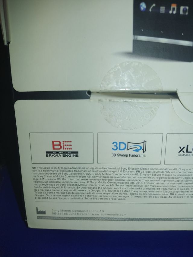 SMARTPHONE SONY XPERIA U @ ANDROID