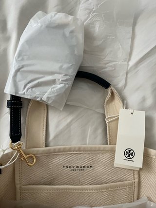 Bolso de lona Tory Burch (nuevo con etiqueta)