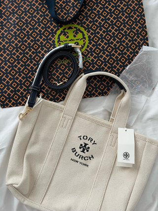 Bolso de lona Tory Burch (nuevo con etiqueta)