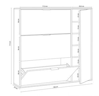 ZAPATERO CUATRO PUERTAS