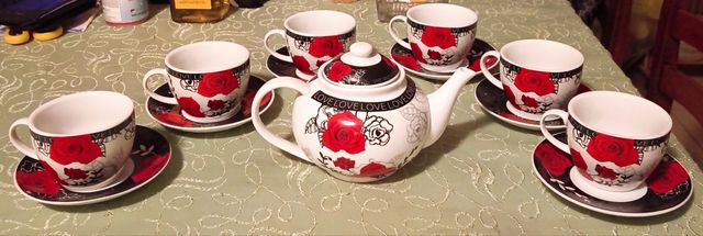 Sett. di tazze per tè