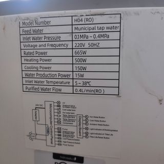 Purificador de agua eletrico