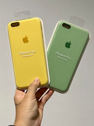 2 Fundas iPhone 6 Plus /6s Plus Silicona Apple