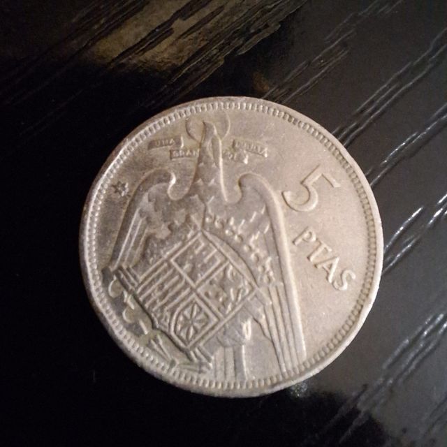 Moneda 5 pesetas 1957