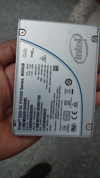 DISCO SSD INTEL DC P3500