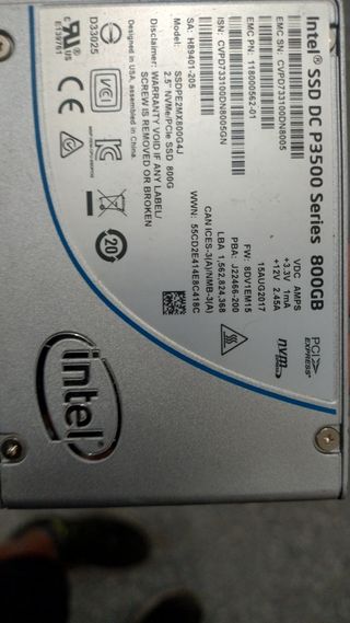 DISCO SSD INTEL DC P3500
