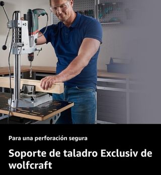 Soporte de columna para taladro wolfcraft