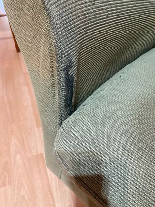 Sillón orejero verde + Regalo Funda adaptable